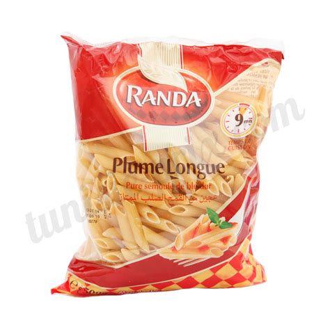 Pâtes Plume Longue Randa 500g Tunisie