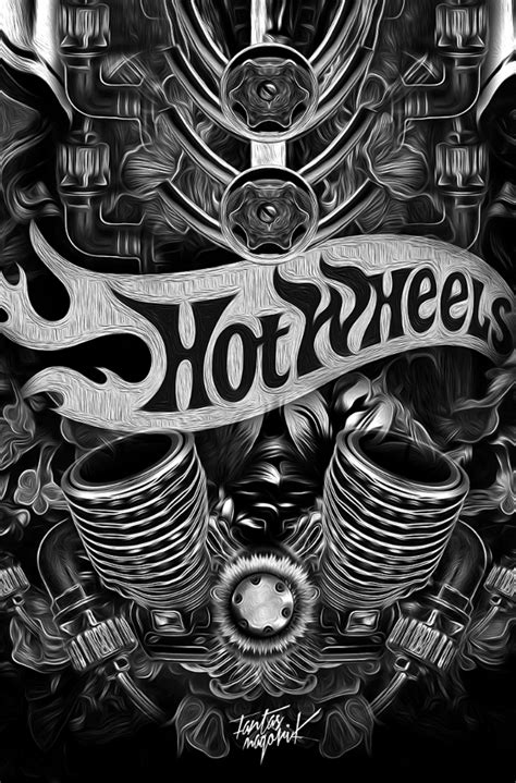 FANTASMAGORIK HOT WHEELS II By Obery Nicolas Via Behance Hot Wheels Automotive Logo Design