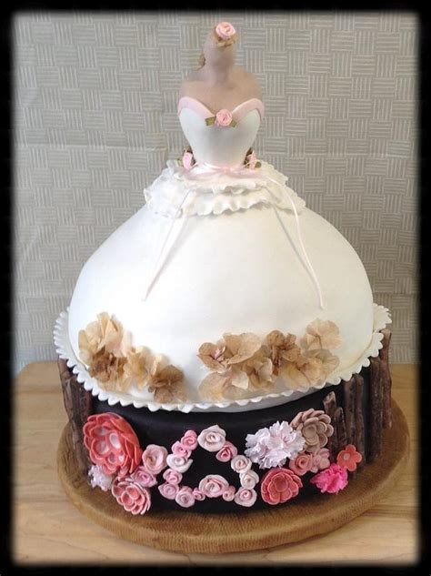 Megan S Bridal Shower Cake Decorated Cake By June CakesDecor