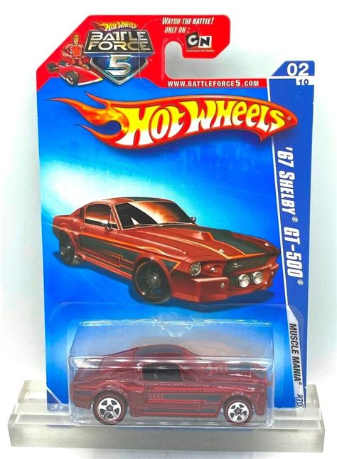 Hotwheels Muscle Mania Series Red Lines Vintage Shelby Gt