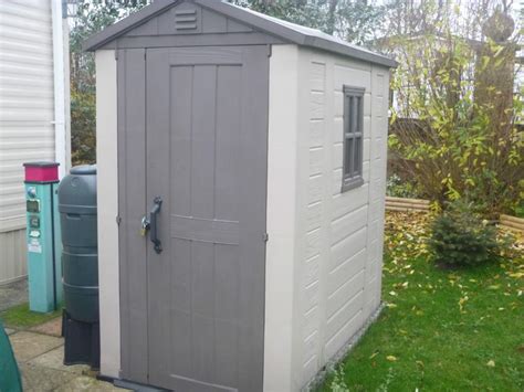 Keter Apex Plastic Garden Shed 6x4 ft - six months old | in Great ...