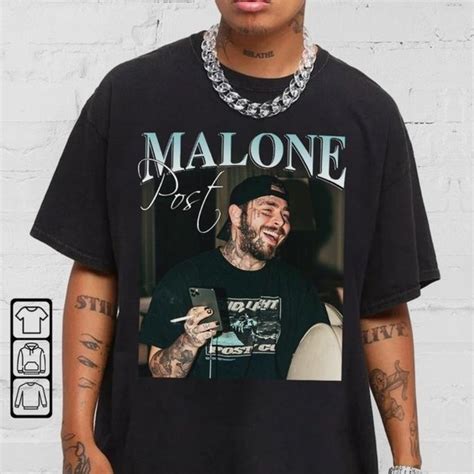 Gildan | Shirts | Funny Post Malone Shirt Retro Post Malone Fan ...