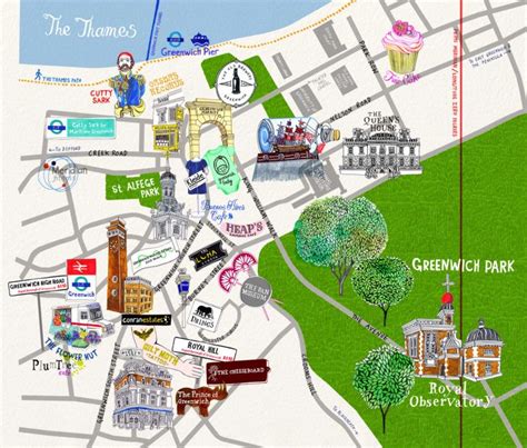 Greenwich Park Map