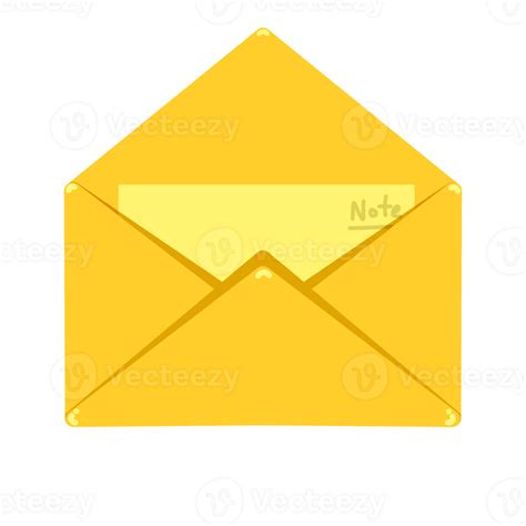 yellow money envelope 36930235 PNG