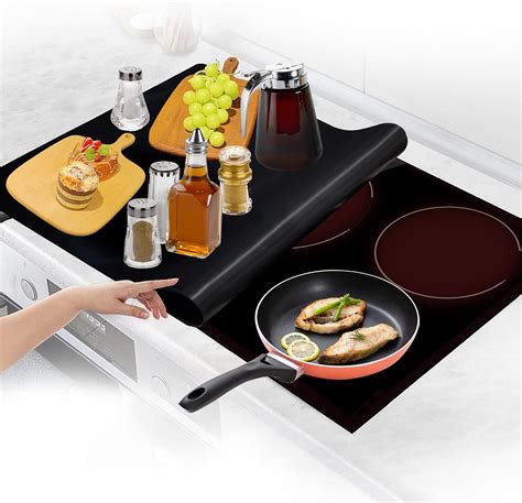 Flasld Fireproof And Waterproof Stove Top Covers Electric Stove Cover Mat Glass