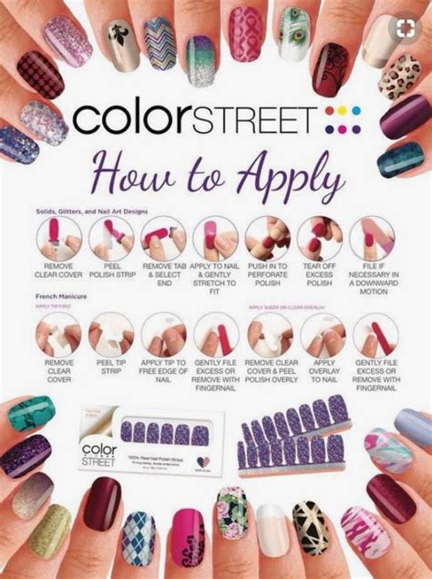 How To Apply Your Color Street Nails Want A Free Sample Message Me Click On The Photo