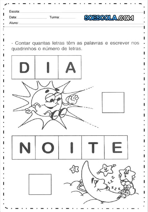 Atividades Sobre Dia E Noite