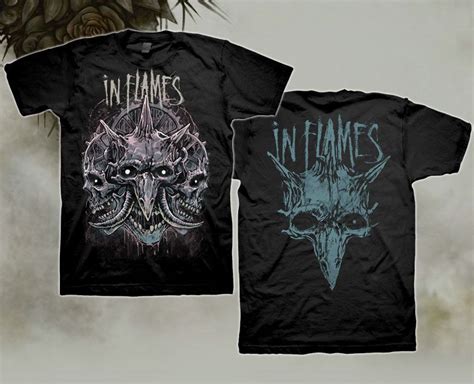 In Flames Triple Jester Double Sided Tee for $19.95 - NOW ON SALE FOR $9.98 http://www.jsrdirect ...