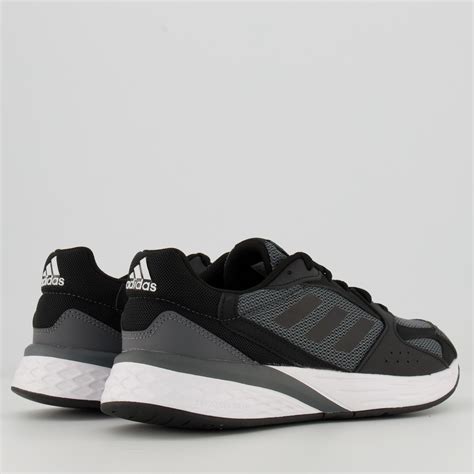 Tênis Adidas Response Run Classic Feminino Preto - FutFanatics