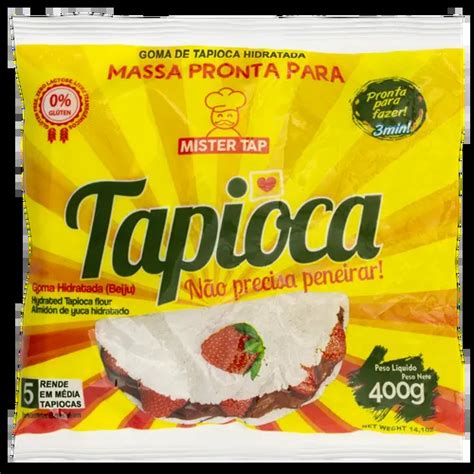 Goma De Mandioca Hidratada Tapioca Pantera Alimentos Pote 400g