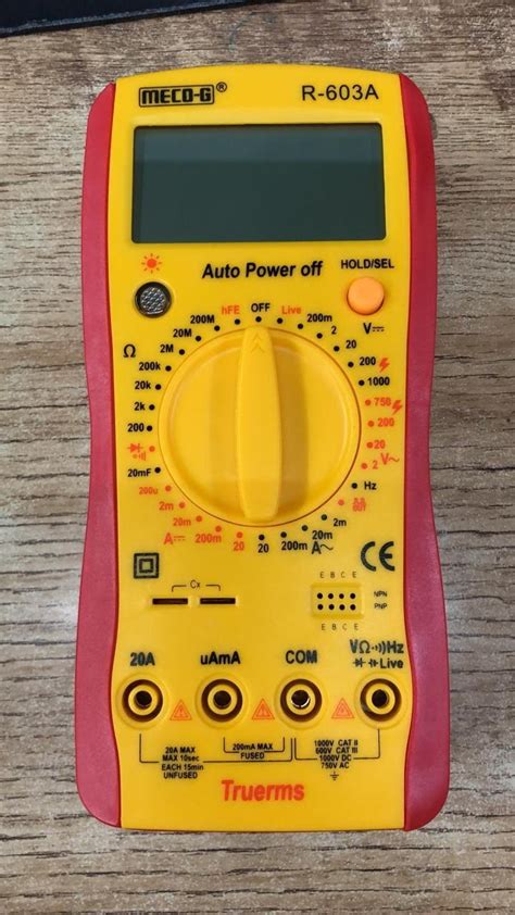 meco  digital multimeter model namenumber  id