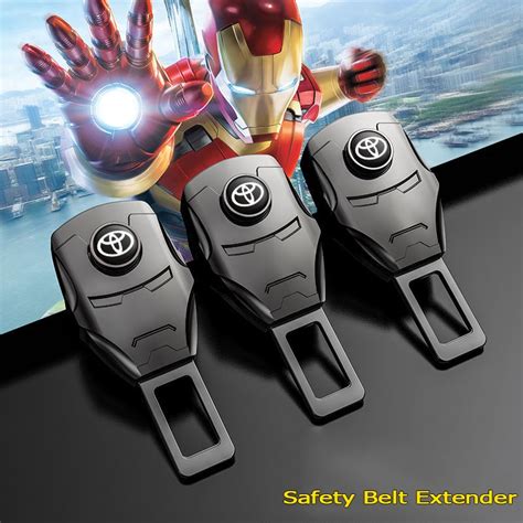 Toyota Car Seat Belt Extender Iron Man Silencer Buckle For Vios Ncp93