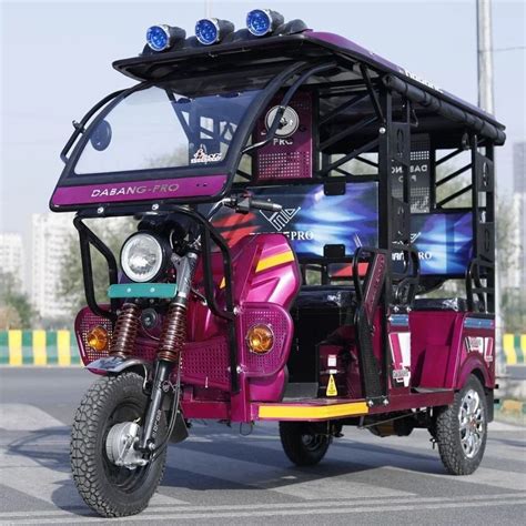 Dabang Pro Battery Operated Rickshaw Vehicle Capacity Seater At Rs