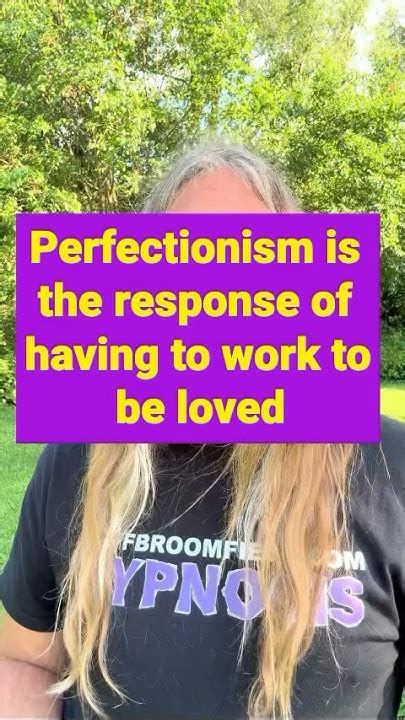 Perfectionism Is The Result Of Having To Perform For Love Shorts Youtube