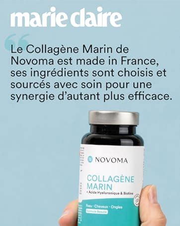 Novoma Collag Ne Marin Acide Hyaluronique Mg De Collagene Pur