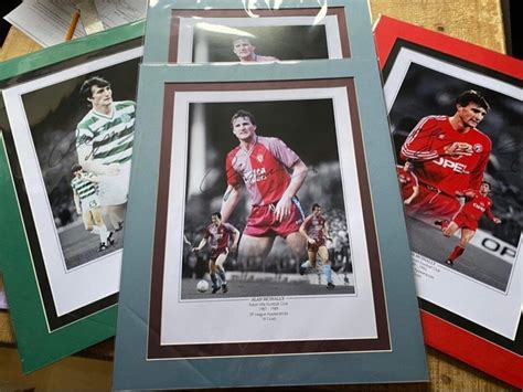 Aston Villa Legend Alan Mcinally Personally Signed Limited Edition ...