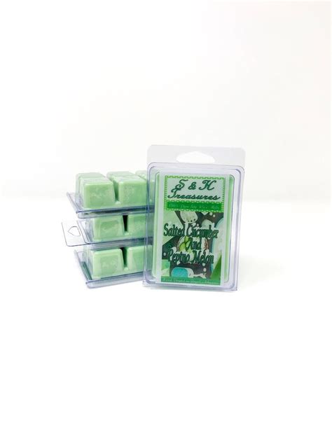 Salted Cucumber And Pepino Melon Pure Soy Wax Melts Clearance Etsy Melting Candles Soy Wax