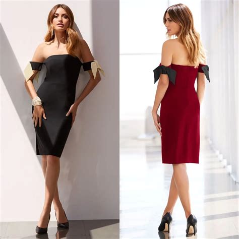 Sexy Strapless Off Shoulder Ladies Bodycon Party Dresses Women Summer 2018 Backless Burgundy