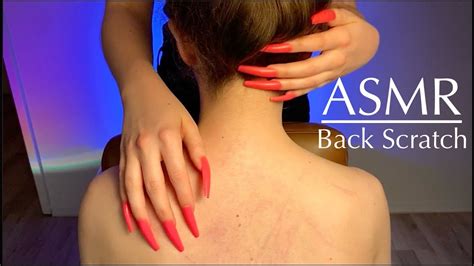 ASMR BEST BACK SCRATCHES NAPE OF NECK HEAD HAIR AND SCALP SCRATCHES