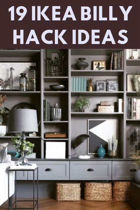 22 Ikea Billy Hacks That Are Bold And Beautiful Ikea Billy Bookcase