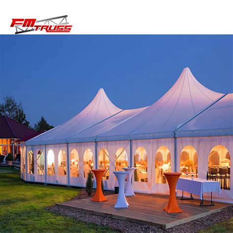 Luxury Aluminum Outdoor Party Marquee High Peak Wedding Tent For Events