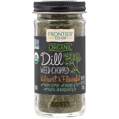 Frontier Natural Products Organic Dill Weed Chopped Oz G