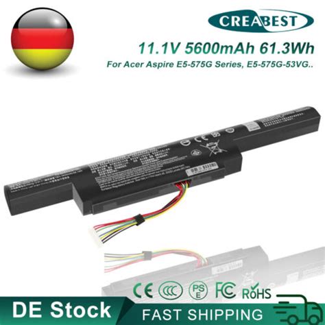 Batterie 111v 56ah As16b5j As16b8j Pour Acer Aspire E15 E5 575g F15