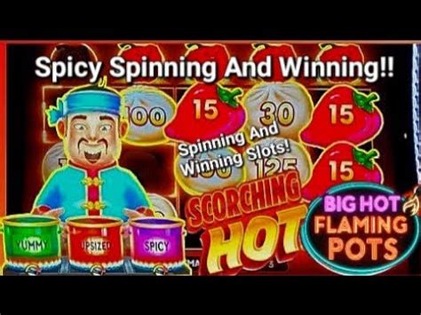 ORDER UP Big Juicy Win On BIG HOT FLAMING POTS Slot Machine