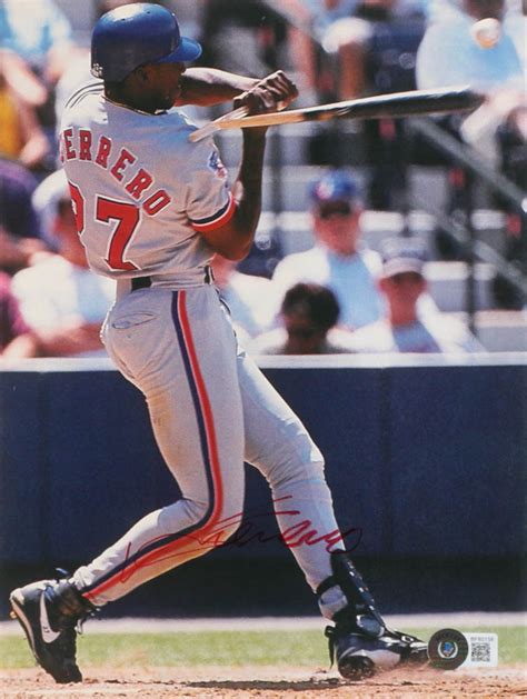 Vladimir Guerrero Signed Expos 8x10 Magazine Cutout (Beckett ...