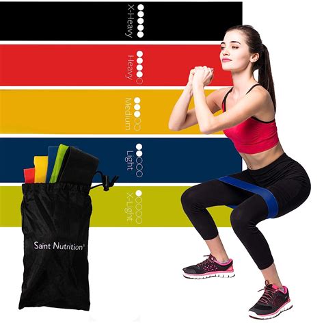 Saint Nutrition Fitnessb Nder Set Resistance Bands Widerstandsb Nder