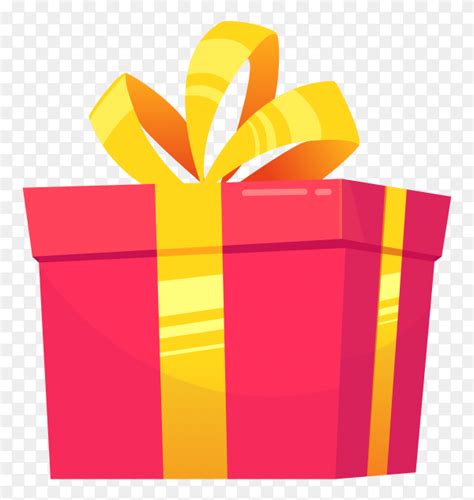 Gift box pink - vector PNG - Similar PNG