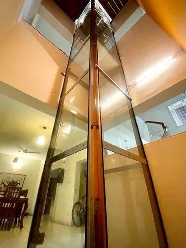 PDN ELEVATORS 1108 Residential Glass Lift Max Persons 6 Persons