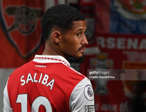 William Saliba Of Arsenal During The Arsenal Media Day At The Arsenal