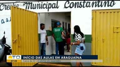 Bom Dia Tocantins Cerca De Mil Alunos Retornam S Aulas Em