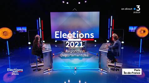 vidéo Générique Élections 2021 Paris Île De France France 3 2021