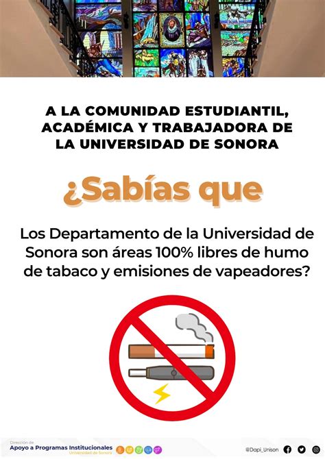 Unison Es Libre De Humo De Tabaco Y Emisiones De Vapeadores