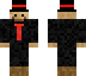 suit with top hat | Minecraft Skin