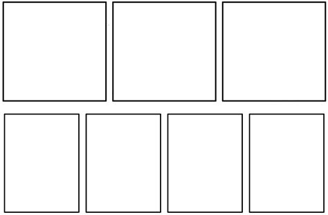 Free Printable Comic Strip Template