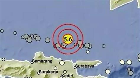 Gempa Magnitudo Kembali Menggoyang Tuban Minggu Malam Mei Terasa