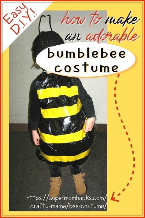 Easy DIY Halloween Costumes Bumbling Bee Costume Super Mom Hacks