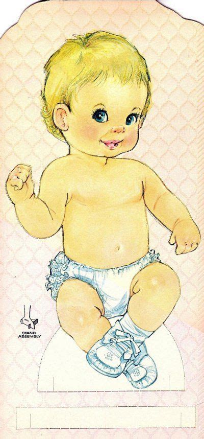 Cuddly Baby Paper Doll | Vintage paper dolls, Paper dolls printable ...