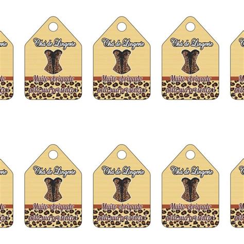 Tags Agradecimento Ch De Lingerie On A Mm X Mm Elo