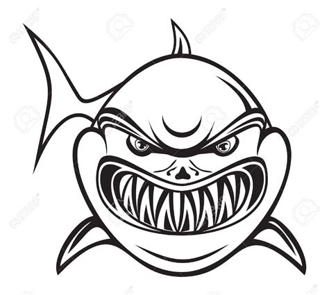 Shark Clipart Black And White | Free download on ClipArtMag