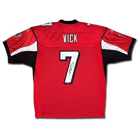 Michael Vick Signed Atlanta Falcons Home/Red Jersey