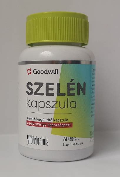 Goodwill Szelén Kapszula 60x