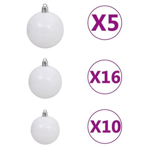 Vidaxl Kunstkerstboom Met Verlichting En Kerstballen Cm Pvc Roze