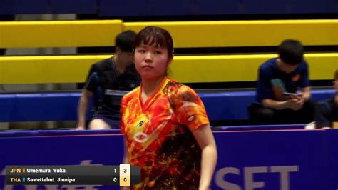 Yuka Umemura Vs Sawettabut Jinnipa 2019 ITTF Challenge Thailand Open