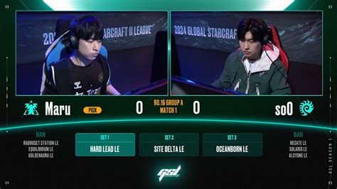 2024 GSL S1 Ro 16 Group A Match1 Maru Vs SoO YouTube