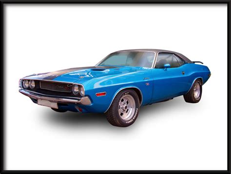 Poster Dodge Challenger - Fototapetenwelt.de