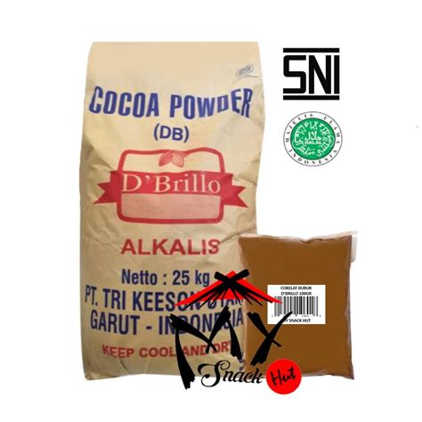 Jual COKELAT BUBUK D BRILLO 100GR SERBUK COKLAT ALKALIS DBRILO